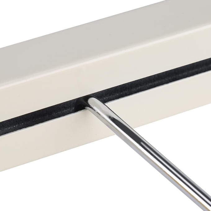 Opvouwbare Verborgen Wandmontage Hanger Uitschuifbaar Binnen Slaapkamer Kleding Handdoekenrek white