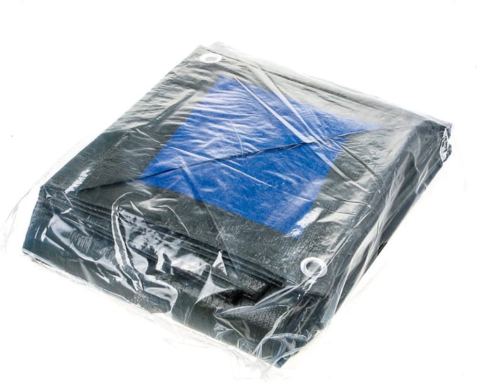 Dekkleed zwaar 3x4m gr/bl