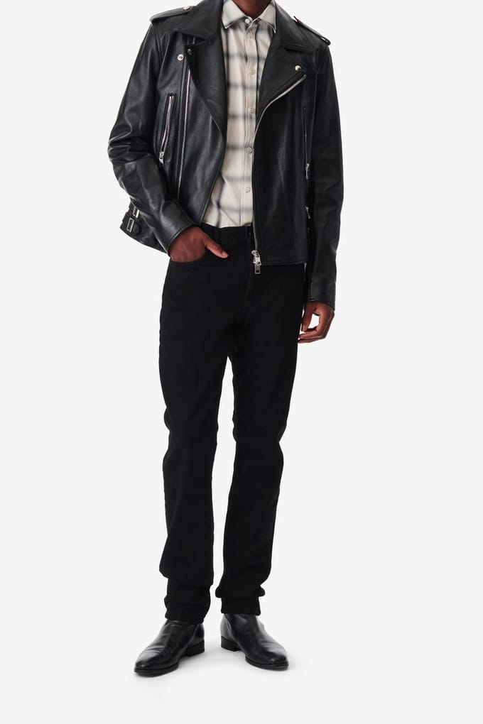 IRO Paris Erik Outerwear Black Taglia: S | Giacche di pelle Outlet | Uomo | Nero