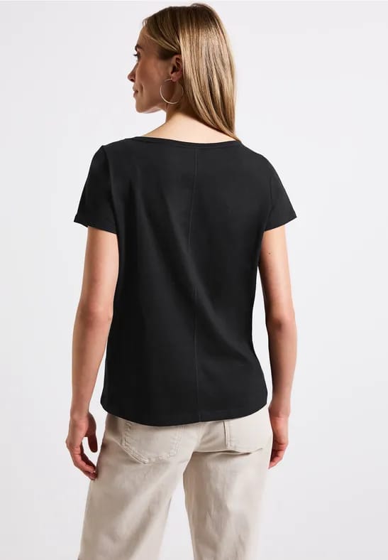 Shirt met foliedruk