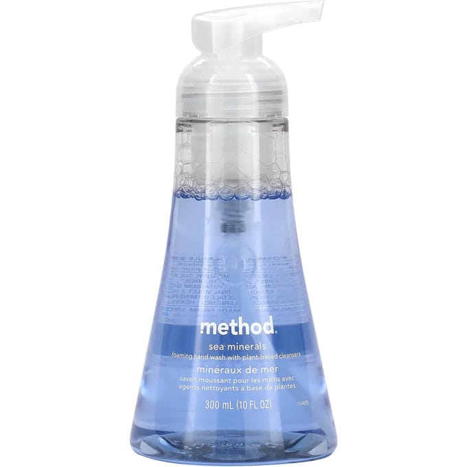 Method, Foaming Hand Wash, Shea Minerals, 10 fl oz (300 milliliters) white