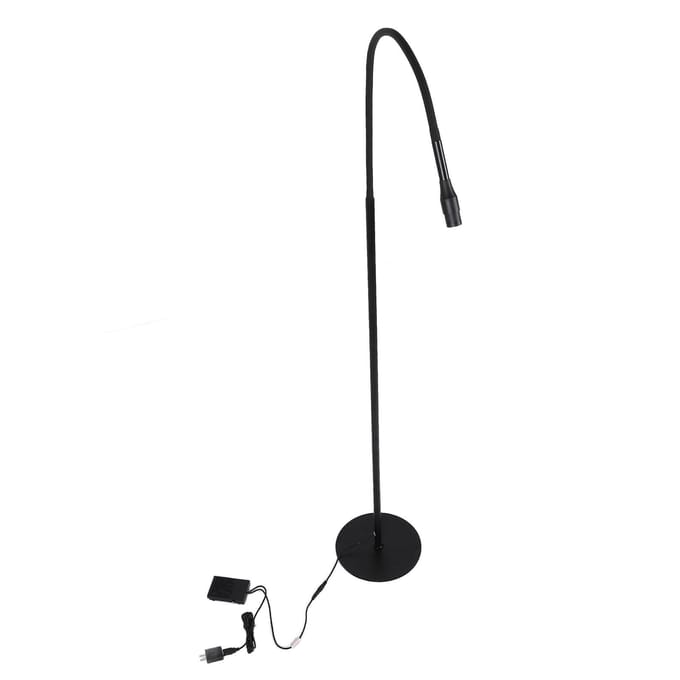 5W Wimperextensie Ultraviolet Licht Verstelbaar Wimper LED Vloerlamp met Voetpedaal Schakelaar voor black