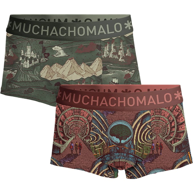 Muchachomalo Heren 2-pack trunks maze life