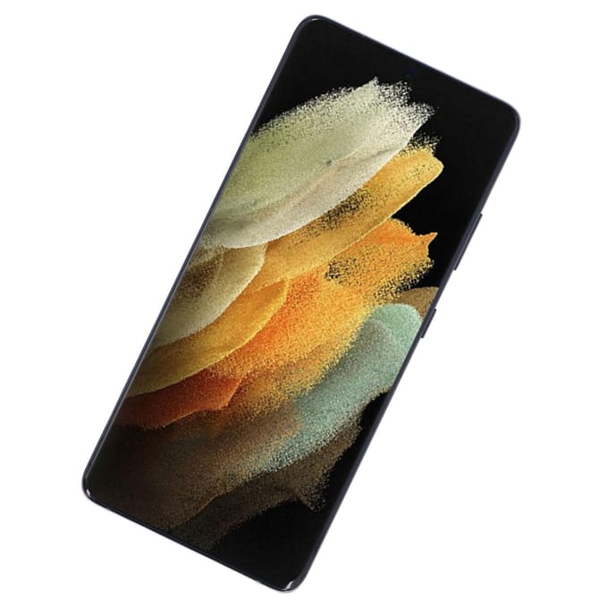 Telefoonschermvervanging voor Galaxy S21 Ultra 5G SM G998B met Frame Touchscreen Display Digitizer beige