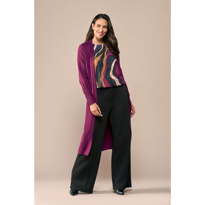Celine Vest Dark Berry