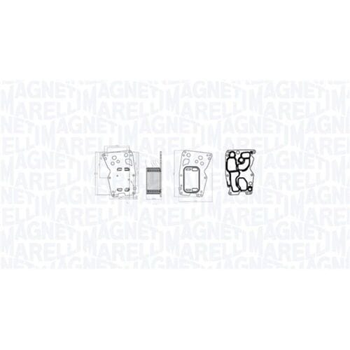 Olie radiator, motorolie MAGNETI MARELLI 350300000300