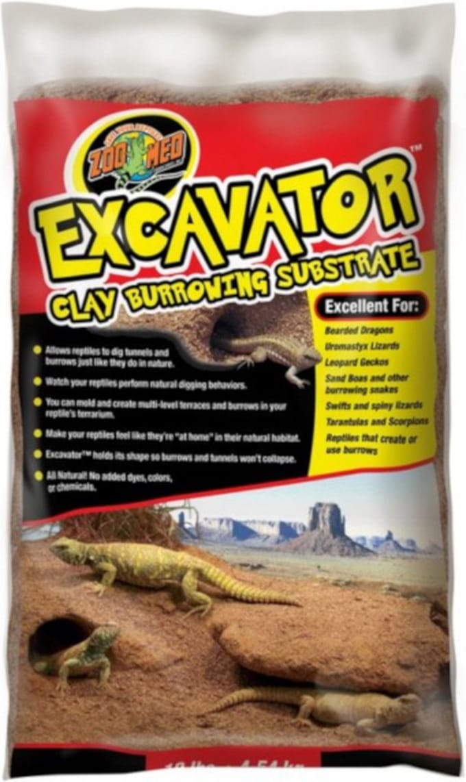 Zoo Med Excavator Clay - Burrowing Substrate - Reptielen Substraat - 9kg