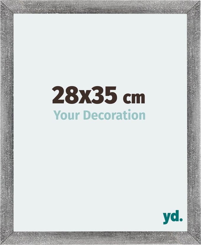 Your Decoration - Fotolijst 28x35 cm - MDF - Grijs Geveegd - Mura