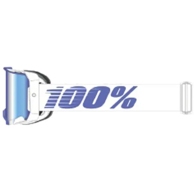 100percent Armega Bril Blauw Mirror Blue Lens/CAT3