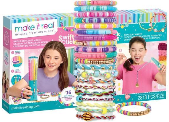 Make it Real - 2-in-1 Swift Clicks Heishi Armbandenmaker & Swift Twists Gevlochten Armbandenmaker