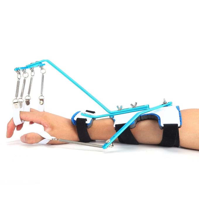 Multifunctionele Handen Vinger Fysiotherapie Training Pols Vinger Dynamisch Orthotisch Hulpmiddel black