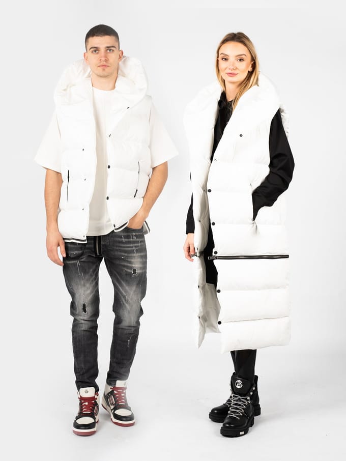 La Haine Inside Us hesje Unisex-LM068 Vrouw Wit