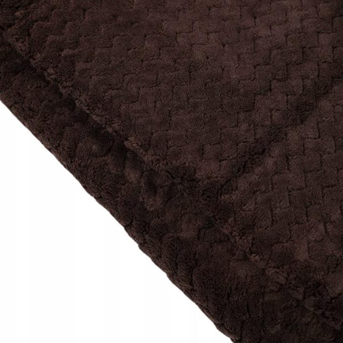More&Deco Serie - Warme Dekken - 200x220 cm - Bruin - Polyester