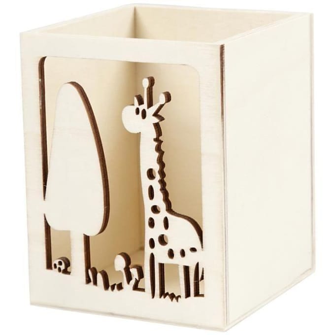 Creativ Company - Giraffe wooden pencil box