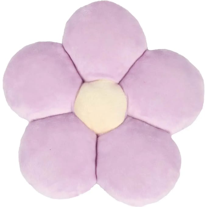 Coockoo Hondenspeeltje met 5 piepers FUN FLOWER Paars/wit