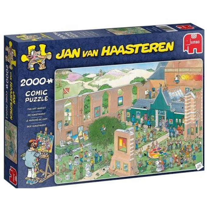 Jan van Haasteren De Kunstmarkt puzzel - 2000 stukjes
