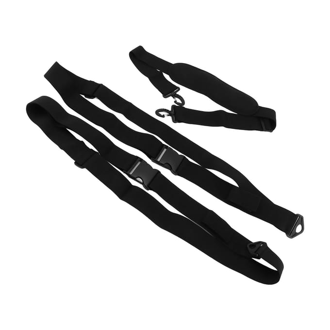 Kajak Draagriem Verstelbaar Nylon Multifunctionele Paddleboard Drager voor Surfboards Longboards black