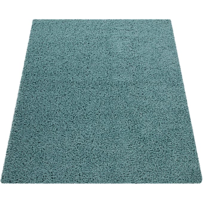 Shaggy tapijt Trista turquoise 120x170 cm
