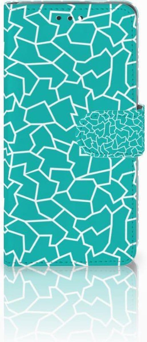Nokia 3.1 (2018) Hoesje Cracks Blue