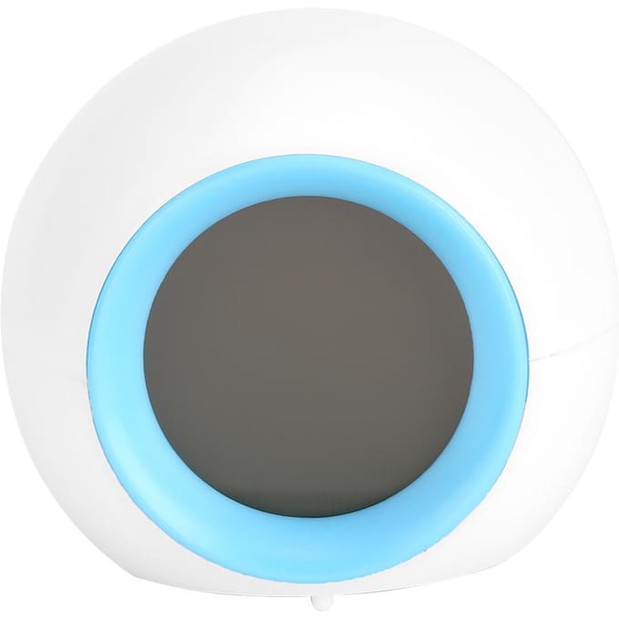 LED 7 Kleuren Veranderende Wekker Weklicht Klok Digitale Display white
