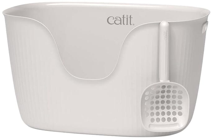 Catit Loo kattenbak met schepje, wit 36,5x58,5x33,5cm