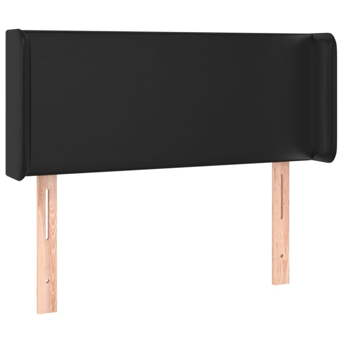 vidaXL - Hoofdbord - LED - 103x16x78/88 - cm - kunstleer - zwart