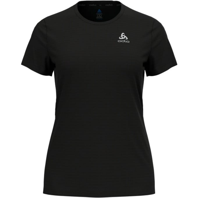 Odlo Essential Flyer hardloopshirt - Vrouwen - Zwart - M