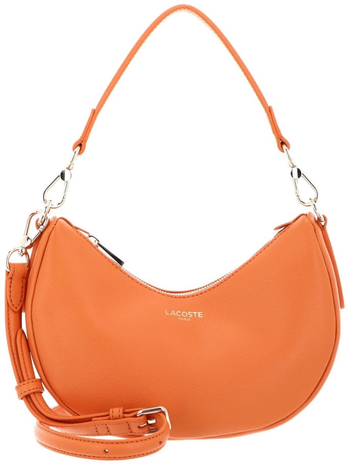 LACOSTE schoudertas Champs-Élysées Moon Bag Blossom abrikoos