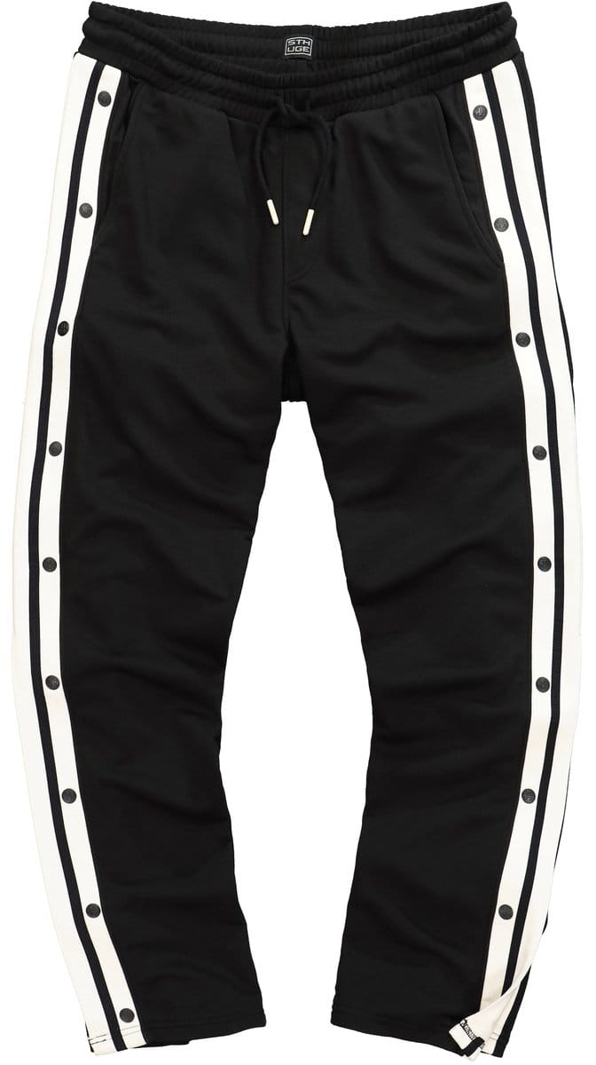 STHUGE - Heren - Sweatpants elastische tailleband Relaxed Fit - Zwart - Maat 7XL