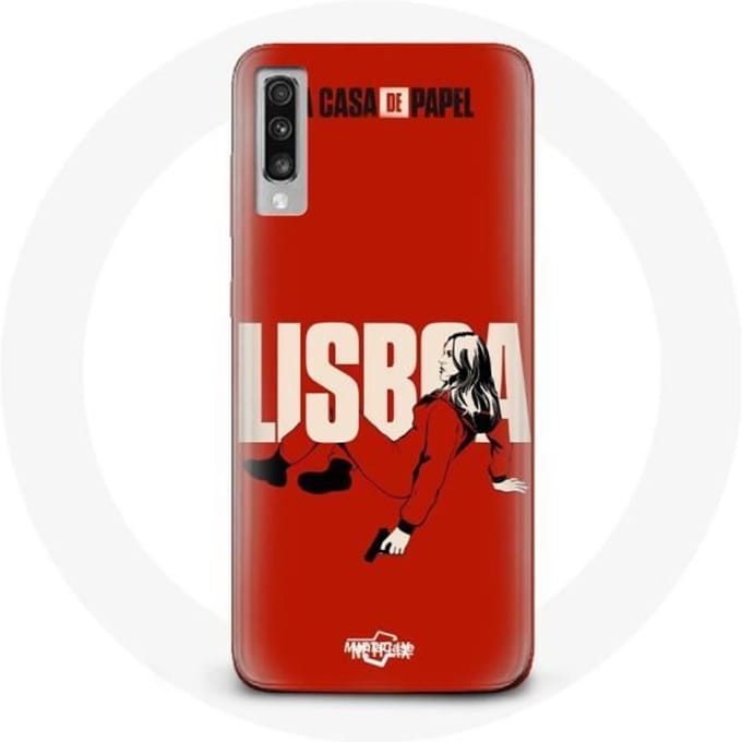 Coque - La casa de papel - Samsung Galaxy A70 - Rouge - Souple - Protection
