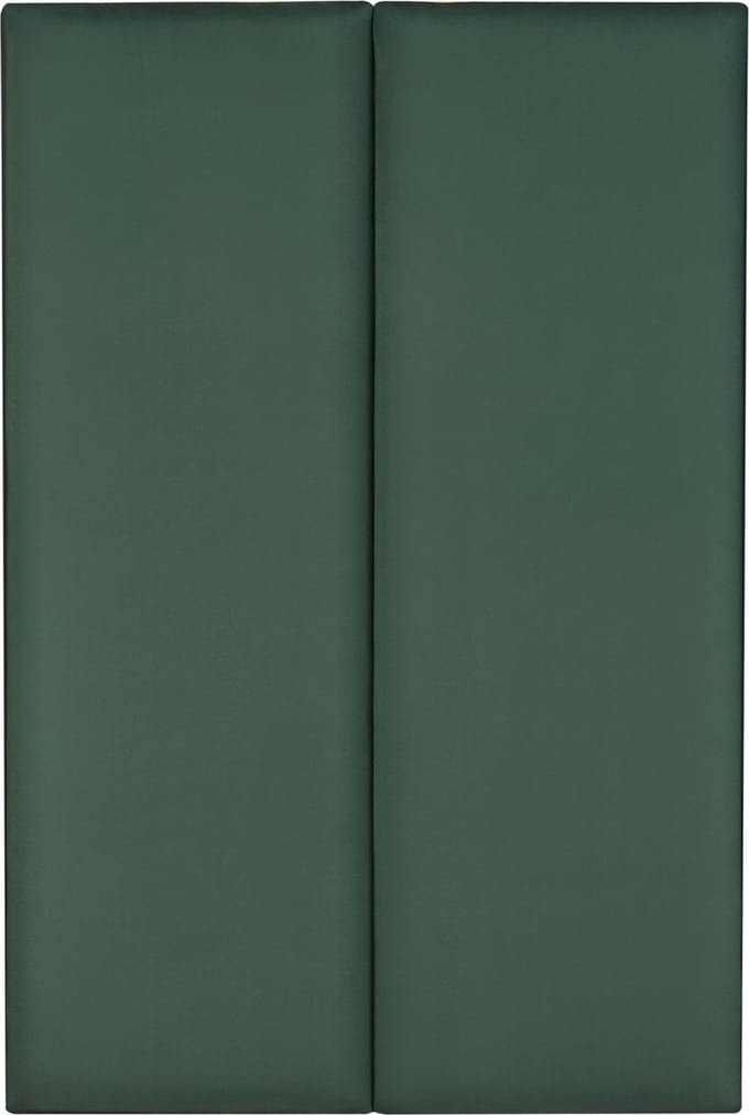 Gestoffeerde wandpanelen Carpino set van 2 fluweel 90x30 cm donkergroen [neu.haus]