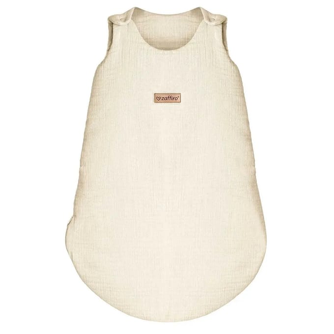 Zaffiro Muslin Babyslaapzak 1.5 TOG 6-12m Vanilla