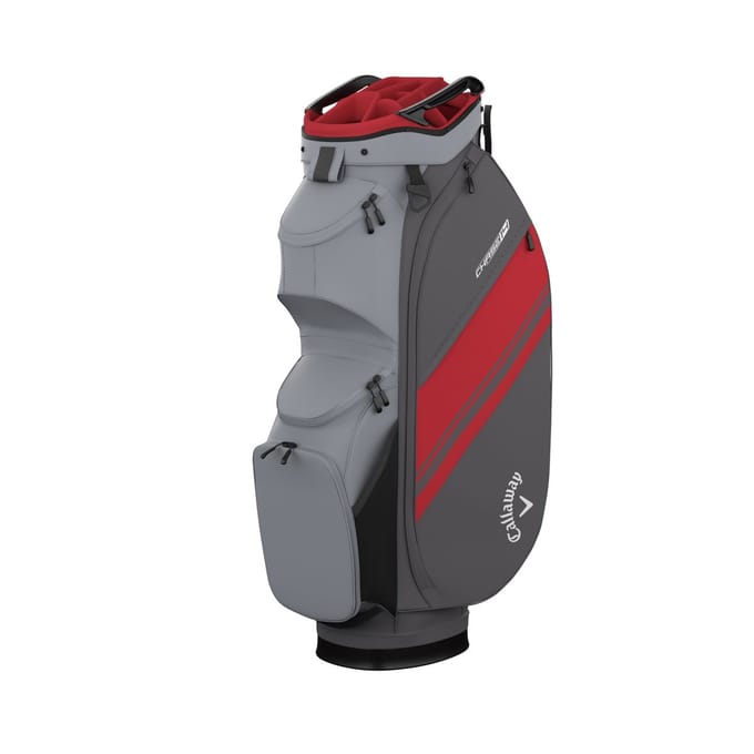 Callaway Chase 14 cartbag 2026 steel/graphite/red