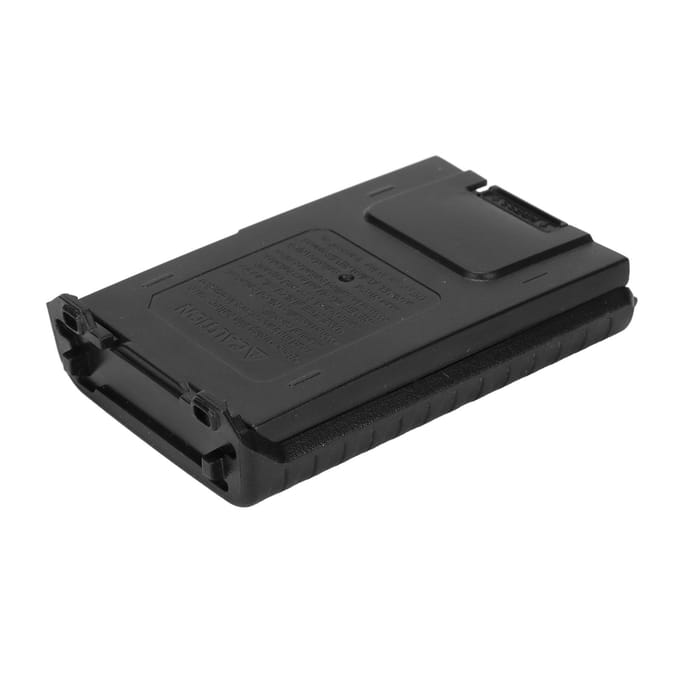Batterijhouderdoos 6 AAA-batterijen Verlengde Schaal Doos voor BAOFENG UV5R 5RAB CD 5RE+ Elektronisch wit