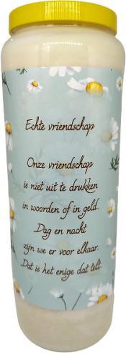 Echte Vriendschap - Noveenkaars - 9 dagen brander (20 stuks)