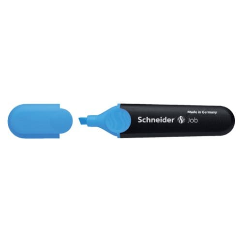 Schneider markeerstift - Job 150 - blauw - tekstmarker - markeerstift - S-1503