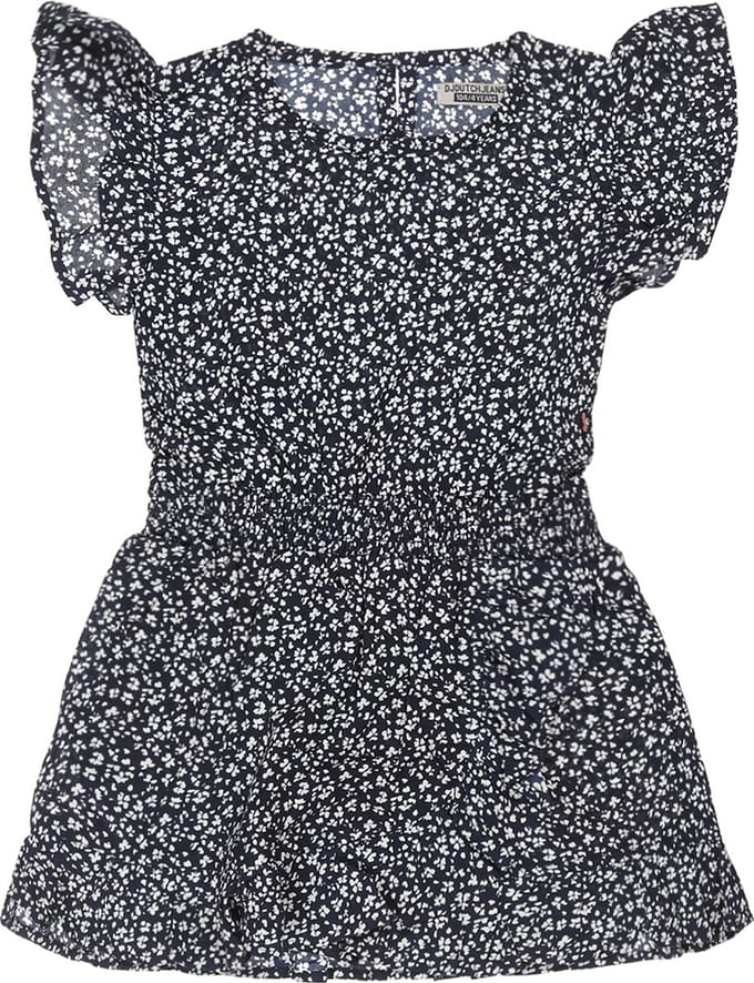 DJ Dutchjeans - Jurk - Navy - Maat 110