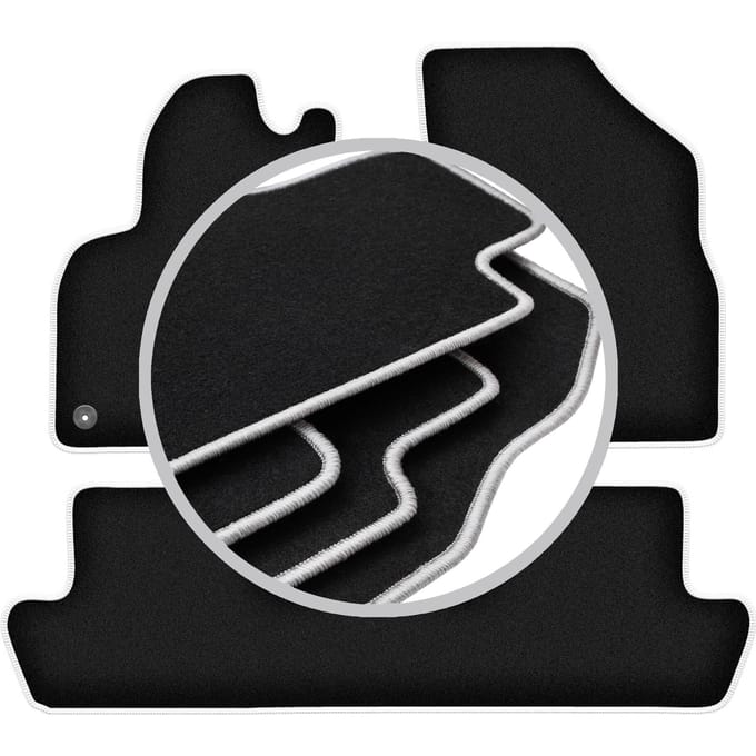 CARLUX-SILVER automatten voor: Peugeot 5008 I crossover (2009-2017)