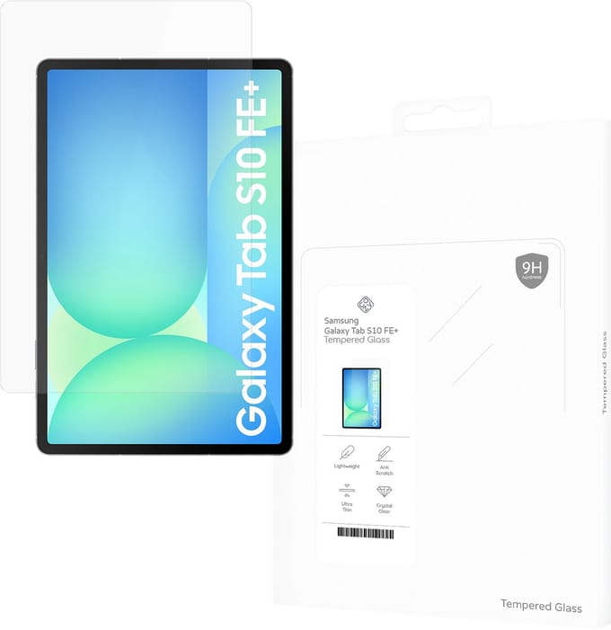 Cazy screenprotector geschikt voor Samsung Galaxy Tab S10 FE Plus - Screenprotector Tablet Glas