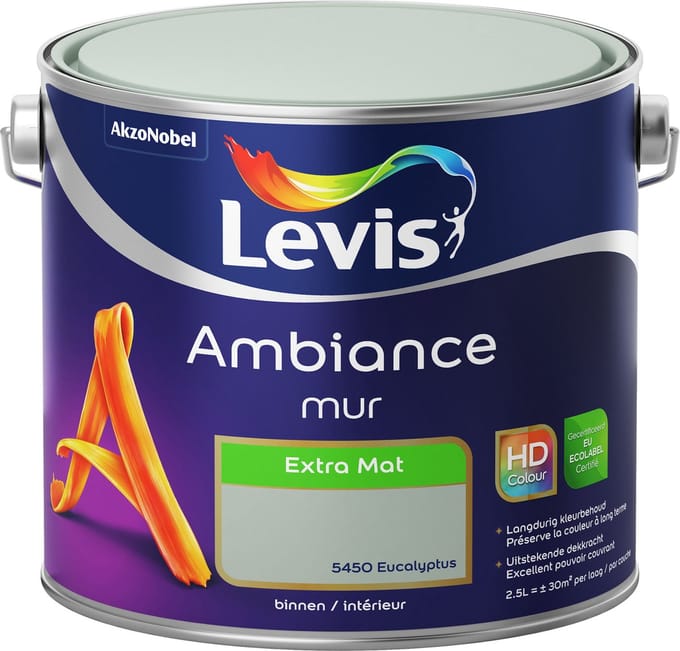 Levis - Ambiance Mur Extra Mat - Eucalyptus - 2,5 L