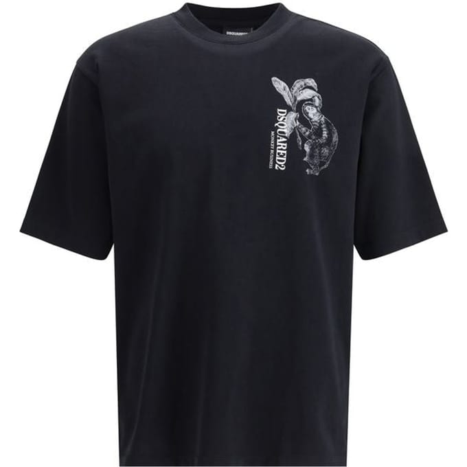 Dsquared² Zwarte Katoenen T-Shirt