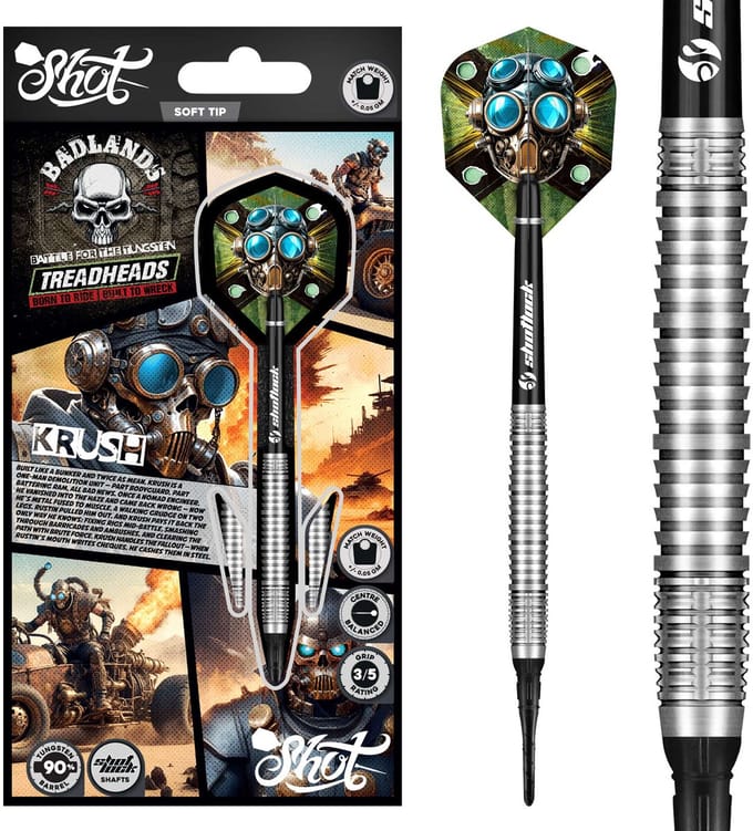 Shot Badlands Krush 90% - Soft Tip Darts