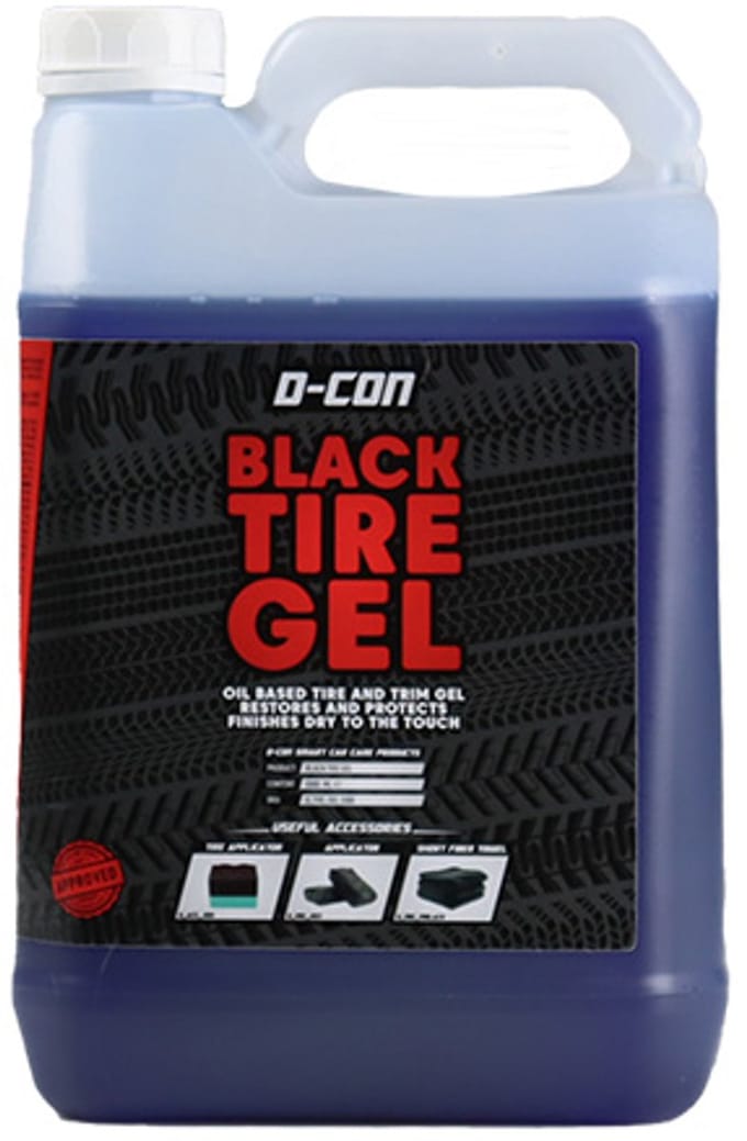 D CON DARK BLACK TIRE GEL BANDEN ZWART DRESSING 5L