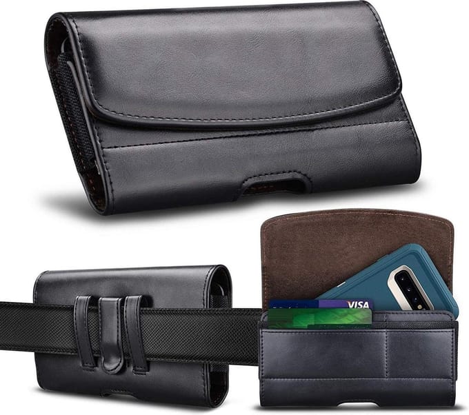 Luxe Riem Holster Hoesje 5.5 Hoesje - Zwart