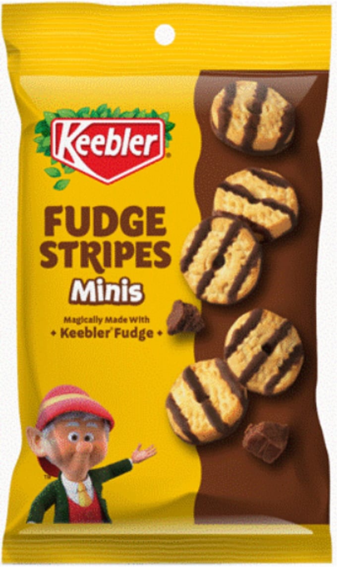 Keebler Cookies Fudge Stripes Minis - overige koeken - 6 x 85 g