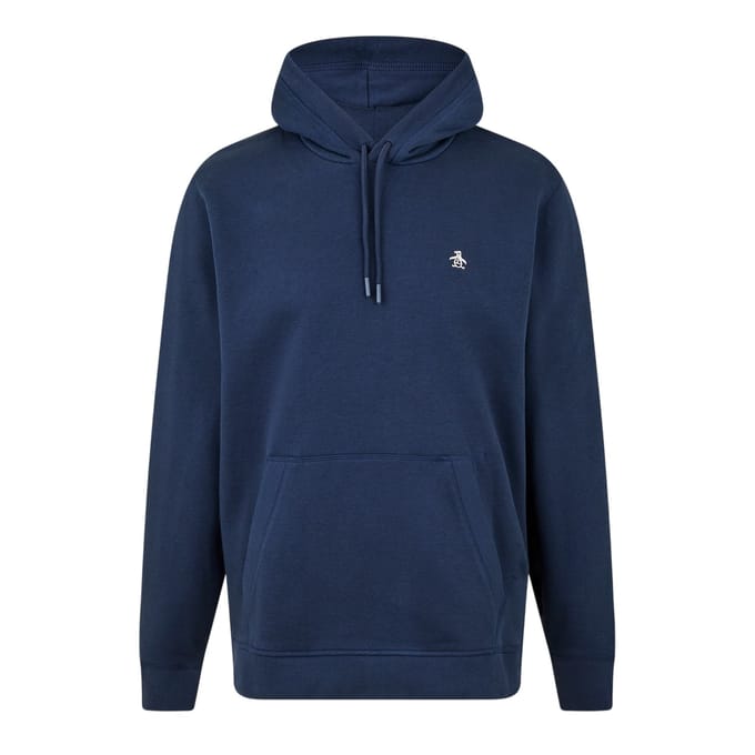 Original Penguin Heren Hooded Regular Hoodie (Yale Blauw)