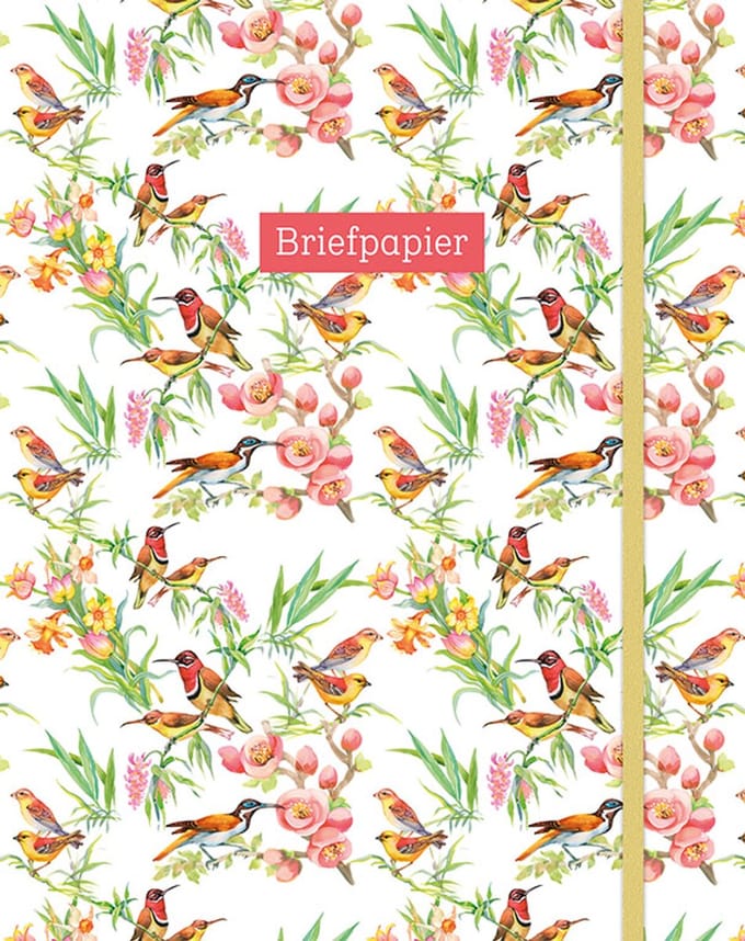 Briefpapier Romantic Garden