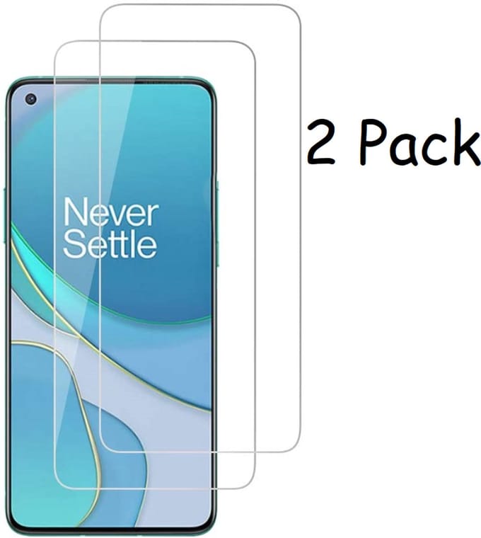 Screenprotector geschikt voor Oneplus 8T Screenprotector - Screenprotector geschikt voor Oneplus 8T 2 pack glazen glass - Screenprotector geschikt voor Oneplus 8T tempered glass