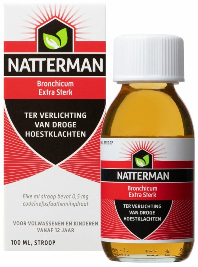 Natterman Hoestdrank Bronchicum Extra Sterk Met Codeïne - 2 x 100 ml