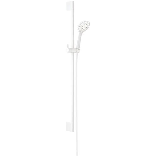 Herzbach DEEP WHITE shower wall bar set Slide M 90 cm 23.690310.1.07